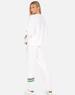 Clearance Lee Rainbow Peace Skull Women Long Sleeve