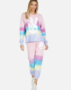 Hot Lee Skull Peace Hand Women Long Sleeve