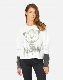 Discount Lee Tiger Def Leppard Women Long Sleeve