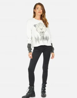 Discount Lee Tiger Def Leppard Women Long Sleeve