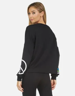 Clearance Lee World Peace Lips Women Long Sleeve