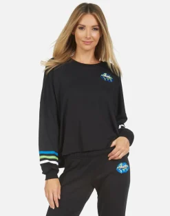 Clearance Lee World Peace Lips Women Long Sleeve