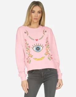 Clearance Lee X Floral Eye Love Women Long Sleeve