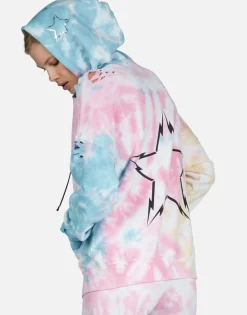 Flash Sale Lightning Bolt Star Zip Up Hoodie | Koa By Women Hoodies
