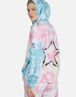 Flash Sale Lightning Bolt Star Zip Up Hoodie | Koa By Women Hoodies