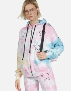 Flash Sale Lightning Bolt Star Zip Up Hoodie | Koa By Women Hoodies