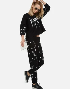 Best Lightning Skull Drop Shoulder Pullover | Lee By Women Long Sleeve