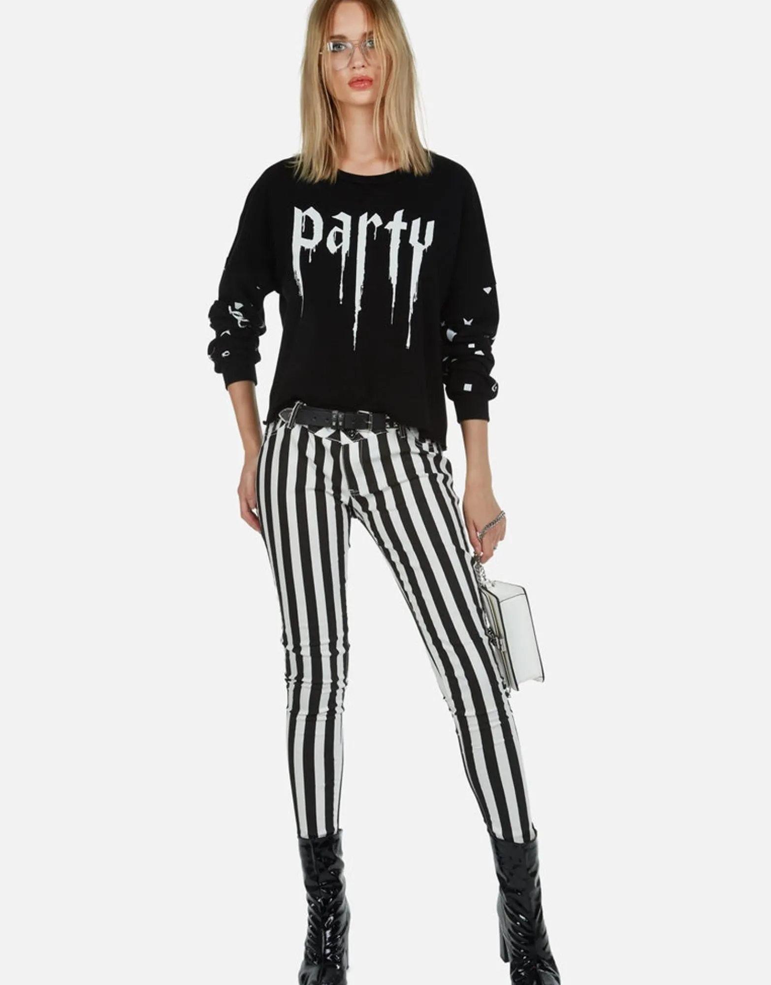 Best Lightning Skull Drop Shoulder Pullover | Lee By Women Long Sleeve
