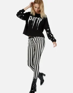 Best Lightning Skull Drop Shoulder Pullover | Lee By Women Long Sleeve