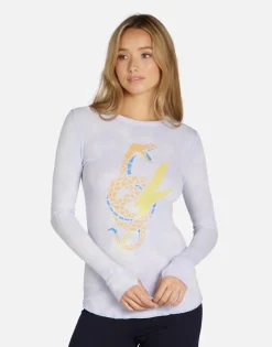 Flash Sale Lightning Snake Fitted Top | Mckinley By Women Long Sleeve