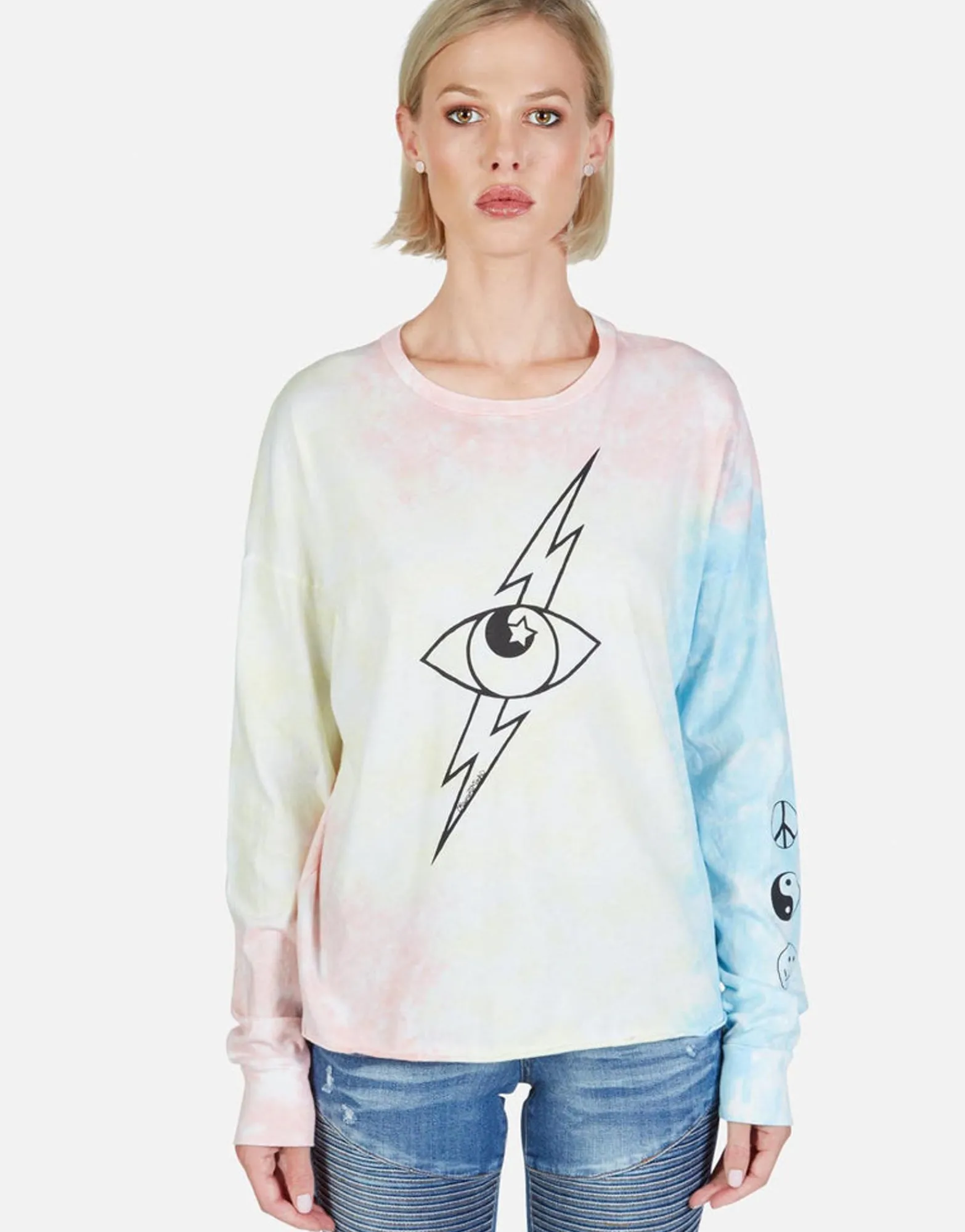 Shop Lightning Star Eye L/S Drop Shoulder Tee | Luella By Women Long Sleeve
