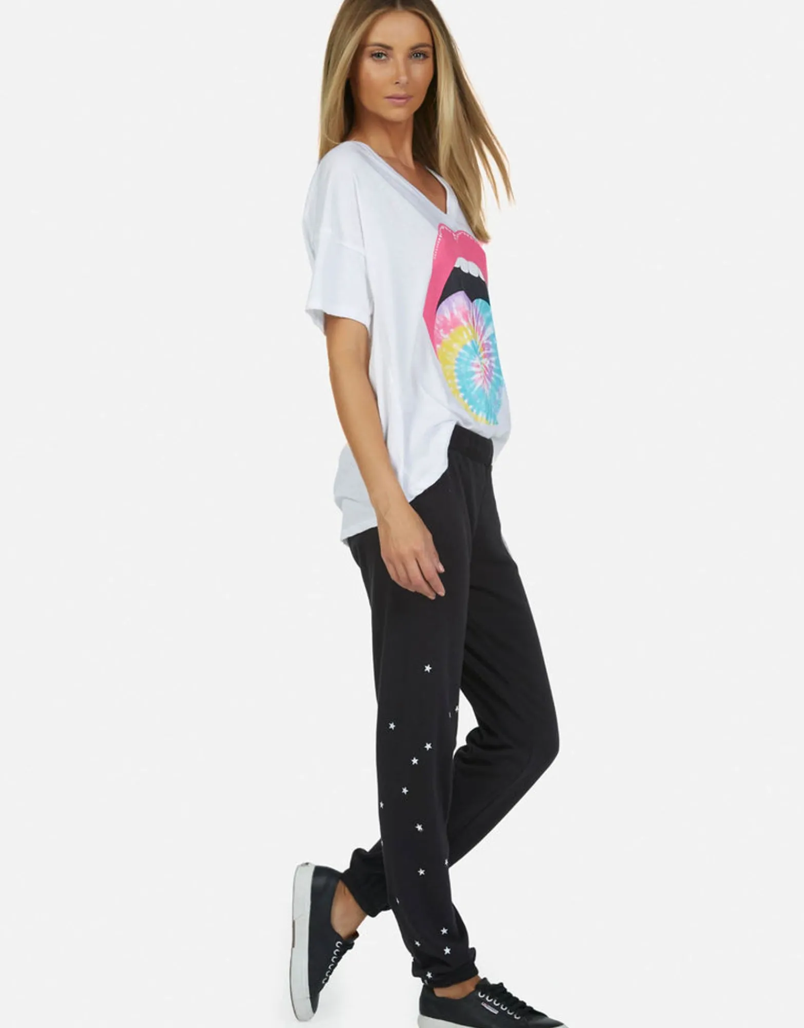 Best Sale Lightning Star Eye Women'S Sweatpant | Gia By Women Long Sweatpants