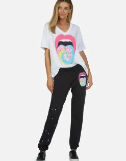 Best Sale Lightning Star Eye Women'S Sweatpant | Gia By Women Long Sweatpants