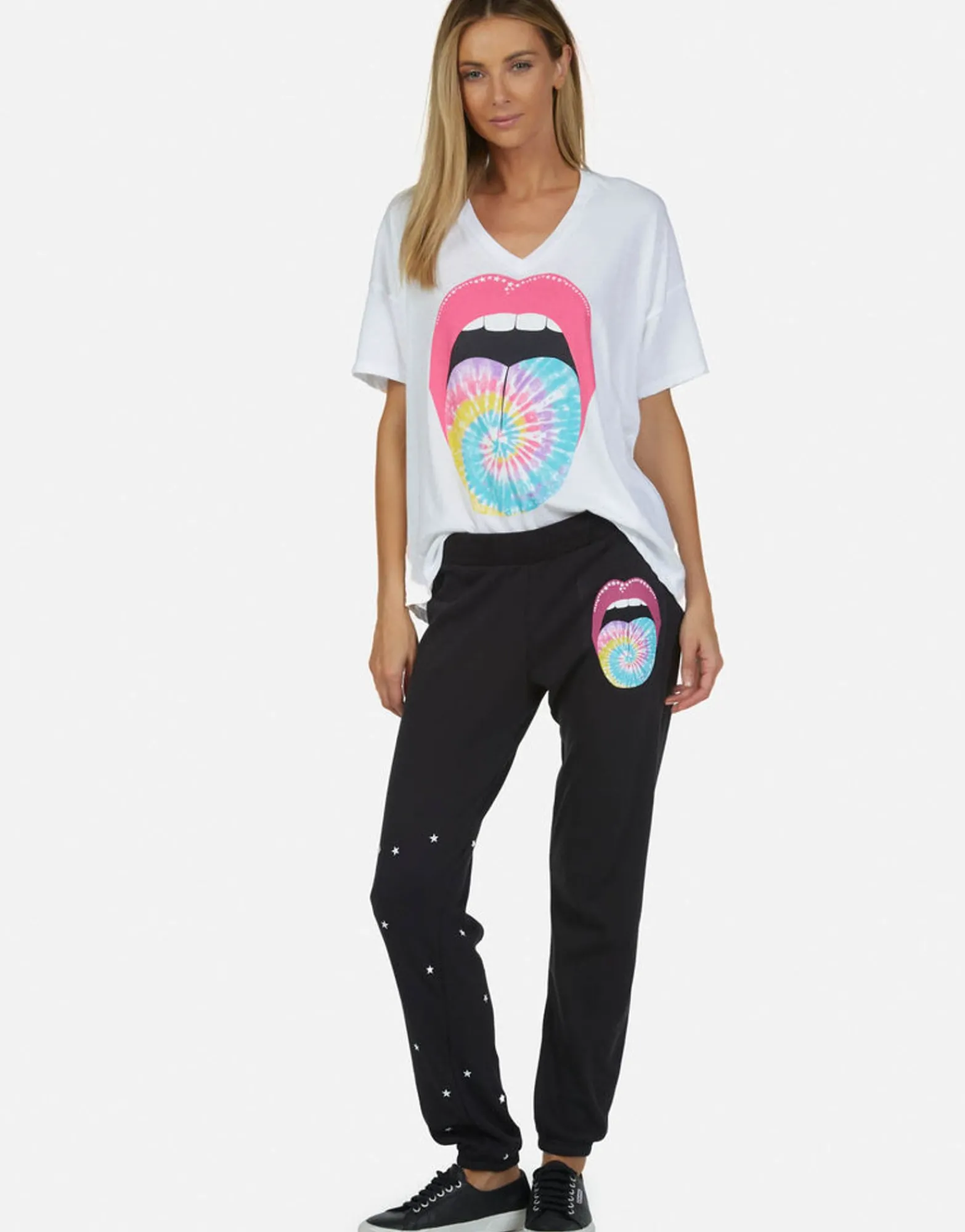 Best Sale Lightning Star Eye Women'S Sweatpant | Gia By Women Long Sweatpants
