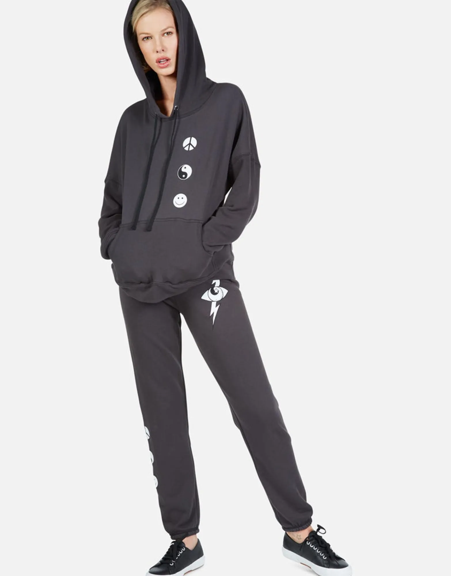 Hot Lightning Star Eye Women'S Sweatpant | Gia By Women Long Sweatpants