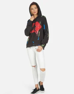 Cheap Lila Star Kiss Women Hoodies