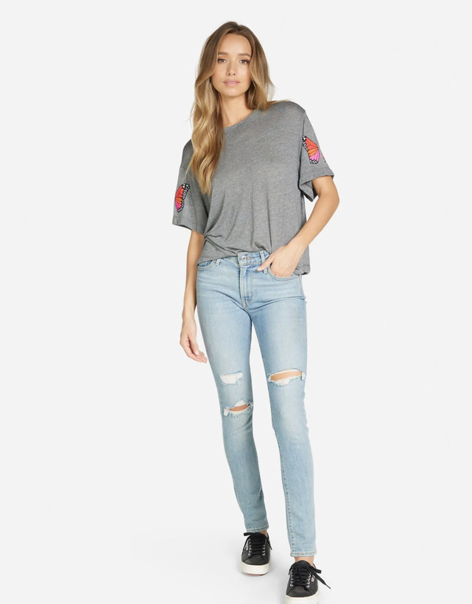 Flash Sale Linnea Butterfly Wings Women Short Sleeve