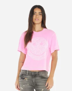 Shop Linnea Positive Happyface Women Short Sleeve