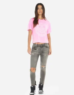 Shop Linnea Positive Happyface Women Short Sleeve