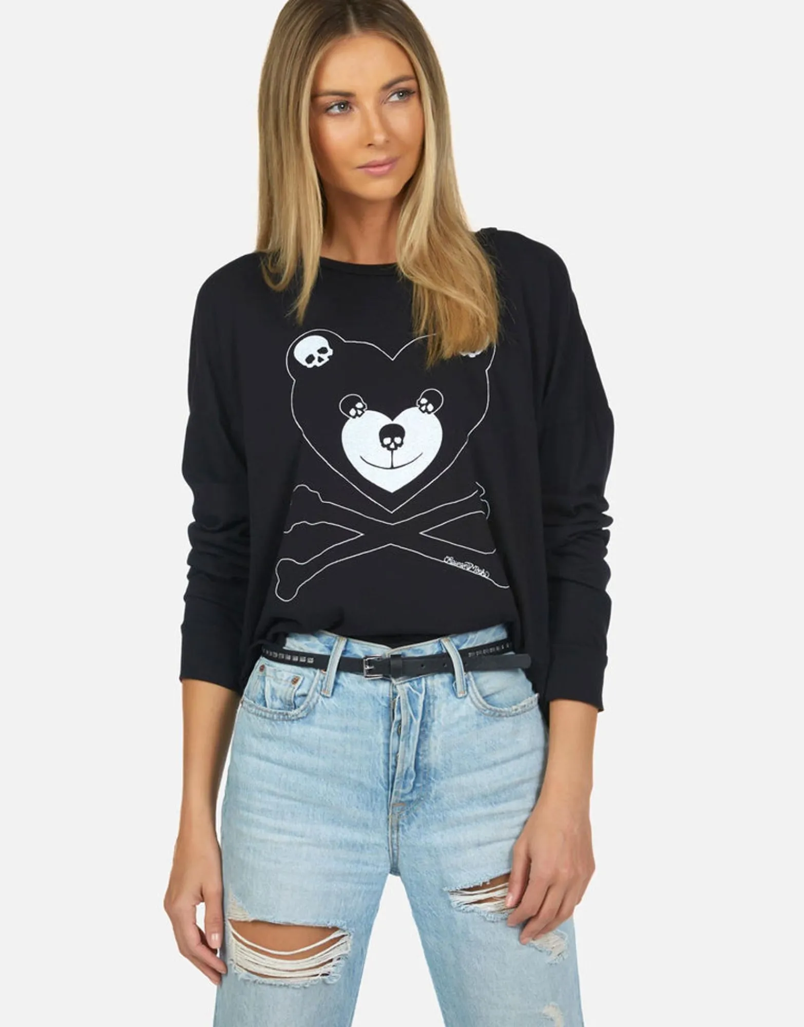 Best Sale Lori Skull Love Bear Women Long Sleeve