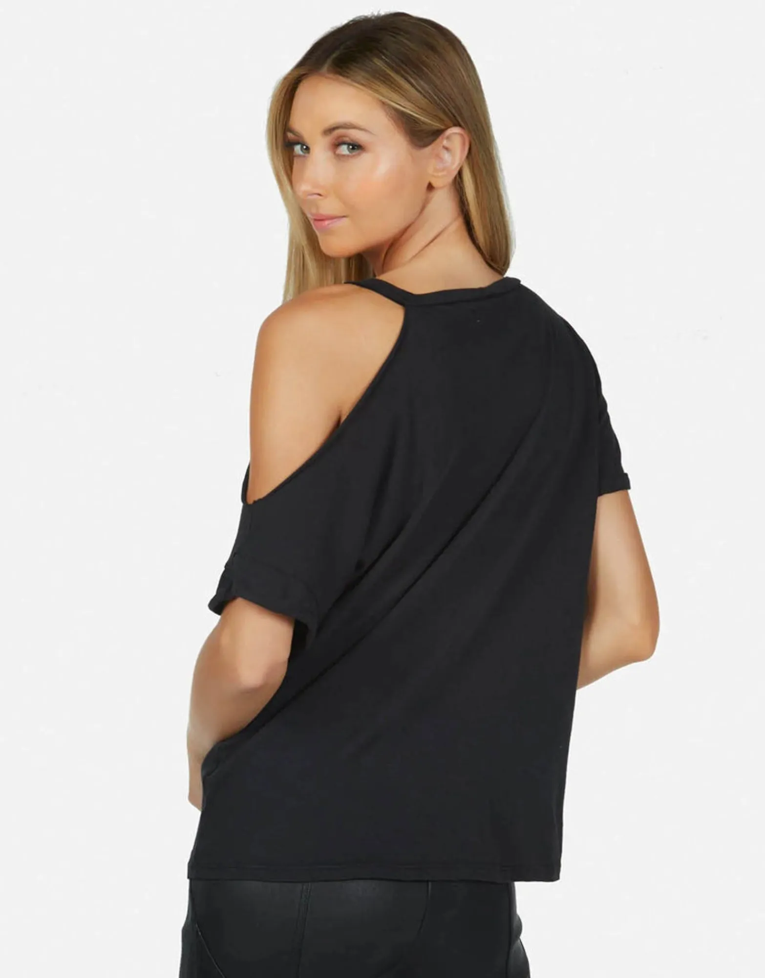 Cheap Love Boxing S/S One Shoulder Tee | Amara X By Women Short Sleeve