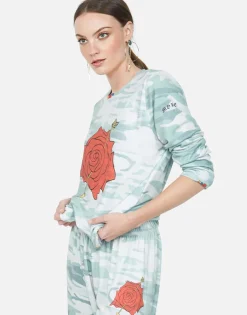 Cheap Love More Rose Classic L/S Pullover | Simone By Women Long Sleeve