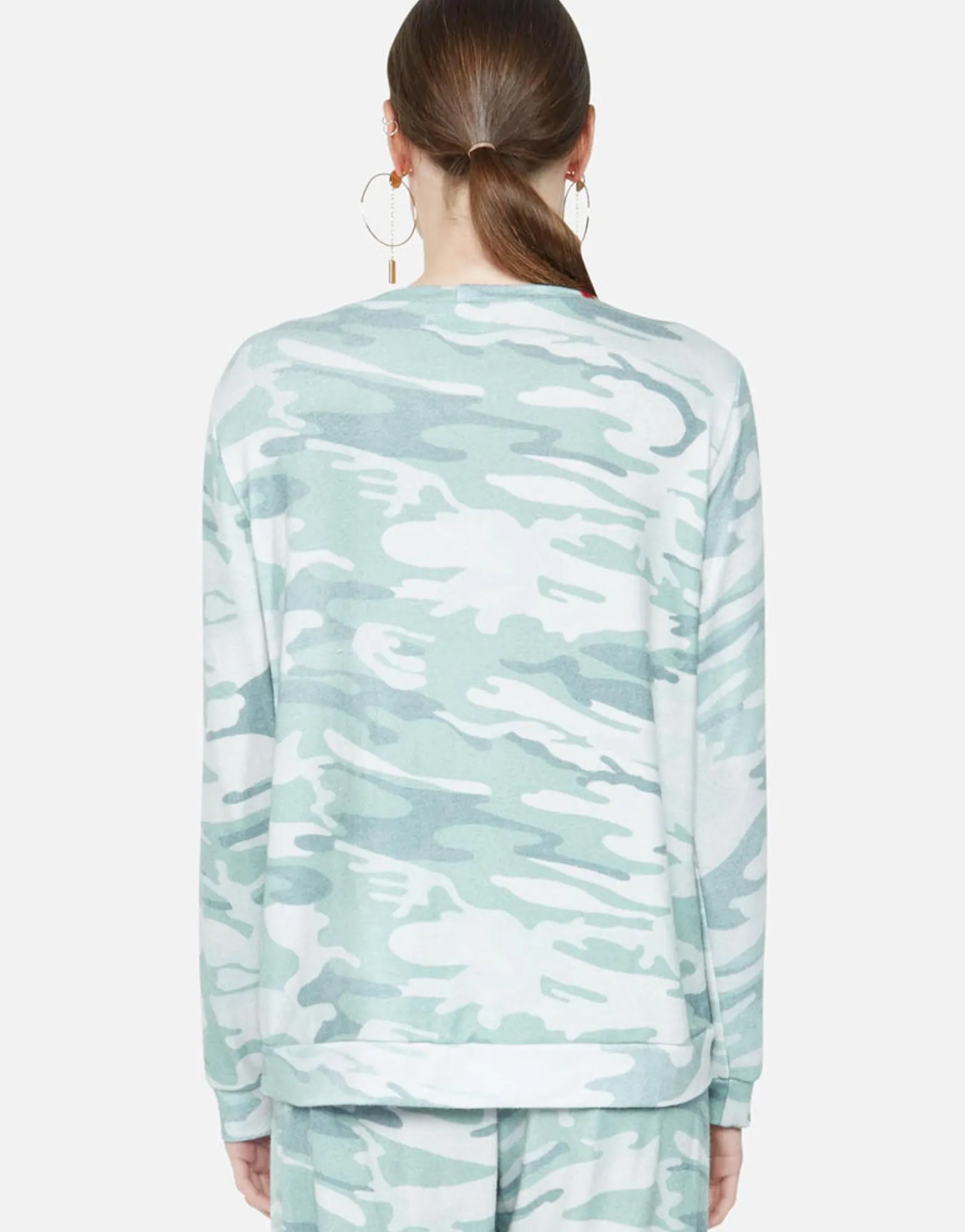 Cheap Love More Rose Classic L/S Pullover | Simone By Women Long Sleeve