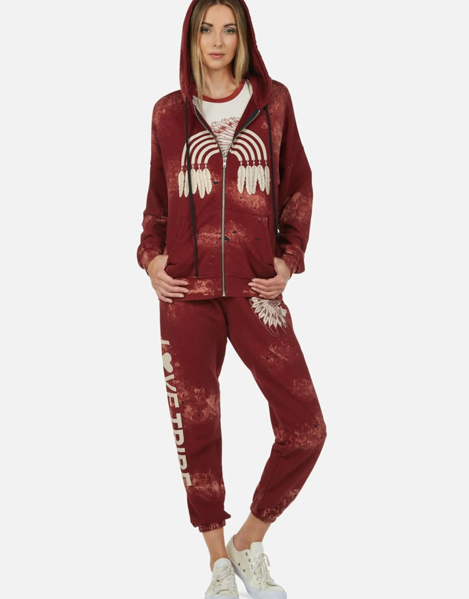 Online Love Skull Headdress Sweatpants | Brynn By Women Long Sweatpants