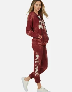 Cheap Love Tribe Skull Zip Up Hoodie | Koa By Women Hoodies