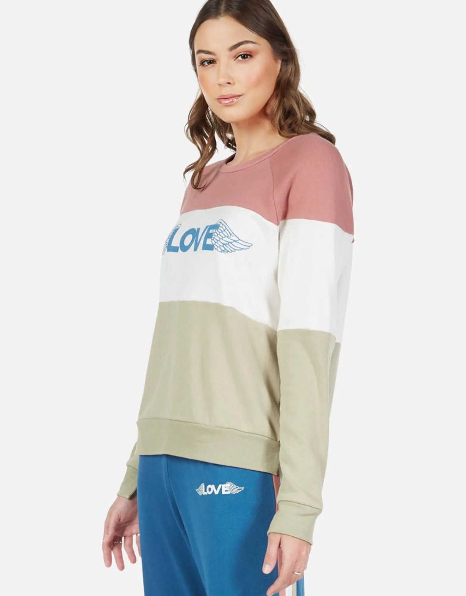 Cheap Love Wings L/S Color Block Pullover | Kiernan By Women Long Sleeve