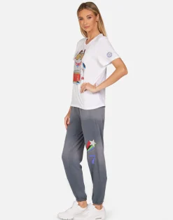 Best Sale Lucky Cat S/S Women'S Tee In | Croft By Women Short Sleeve