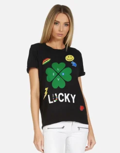 Discount Lucky Clover S/S Tee | Edda X By Women Short Sleeve