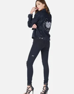 Cheap Lucky In Love Denim Boyfriend Jacket | Spencer By Women Jackets