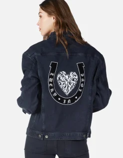 Cheap Lucky In Love Denim Boyfriend Jacket | Spencer By Women Jackets