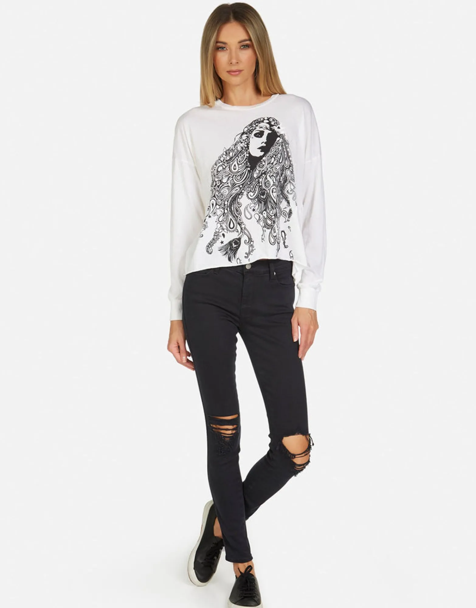 Store Luella Bandana Gypsy Girl Women Long Sleeve