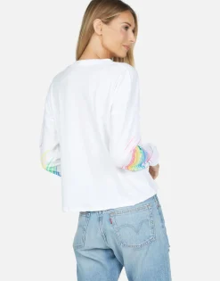 Shop Luella Neon Sparkle Star Women Long Sleeve