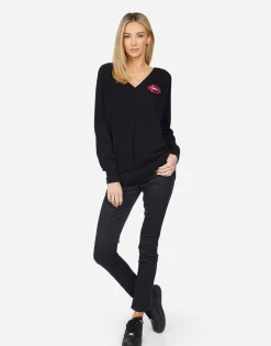 Cheap Macall Plaid Lip Women Sweaters & Knits