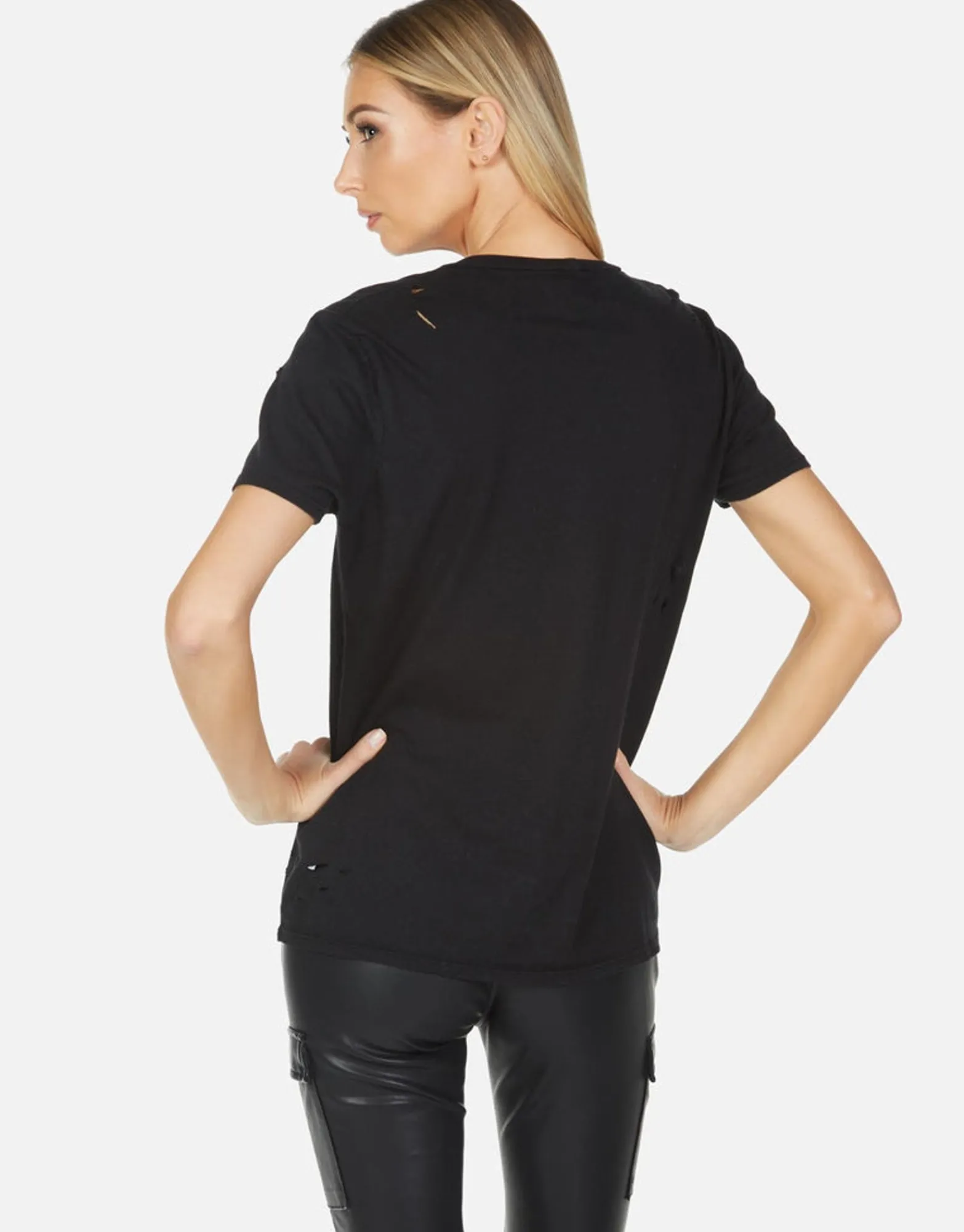 Discount Make Love Not War Classic Tee W/ Holes | Wolf X By Women Short Sleeve