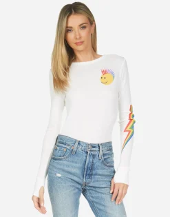 Online Mckinley Color Punk Happy Eye Women Long Sleeve