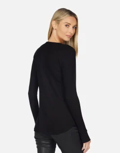 Fashion Mckinley Foil Chain Peace Women Long Sleeve
