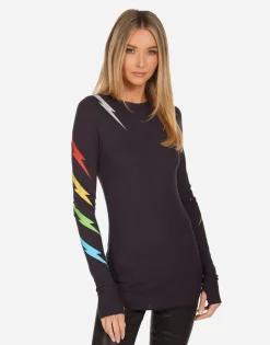 Outlet Mckinley Lightning Zebra Women Long Sleeve