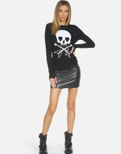 Clearance Mckinley Music Skull Women Long Sleeve
