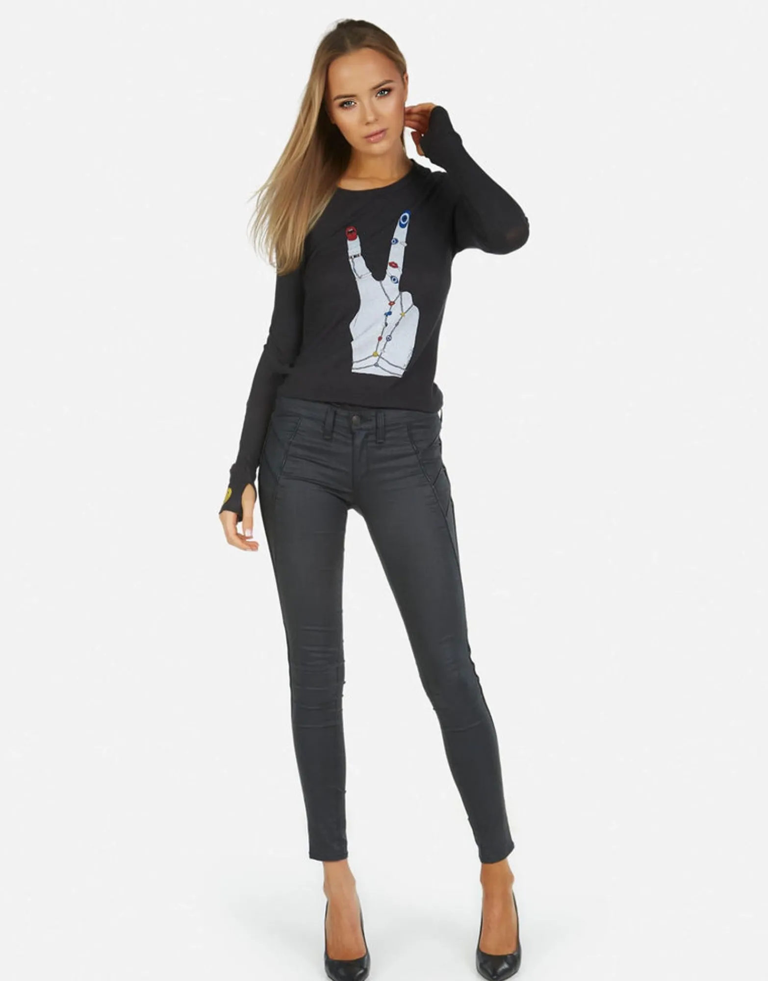 Store Mckinley Peace Hand Elements Women Long Sleeve