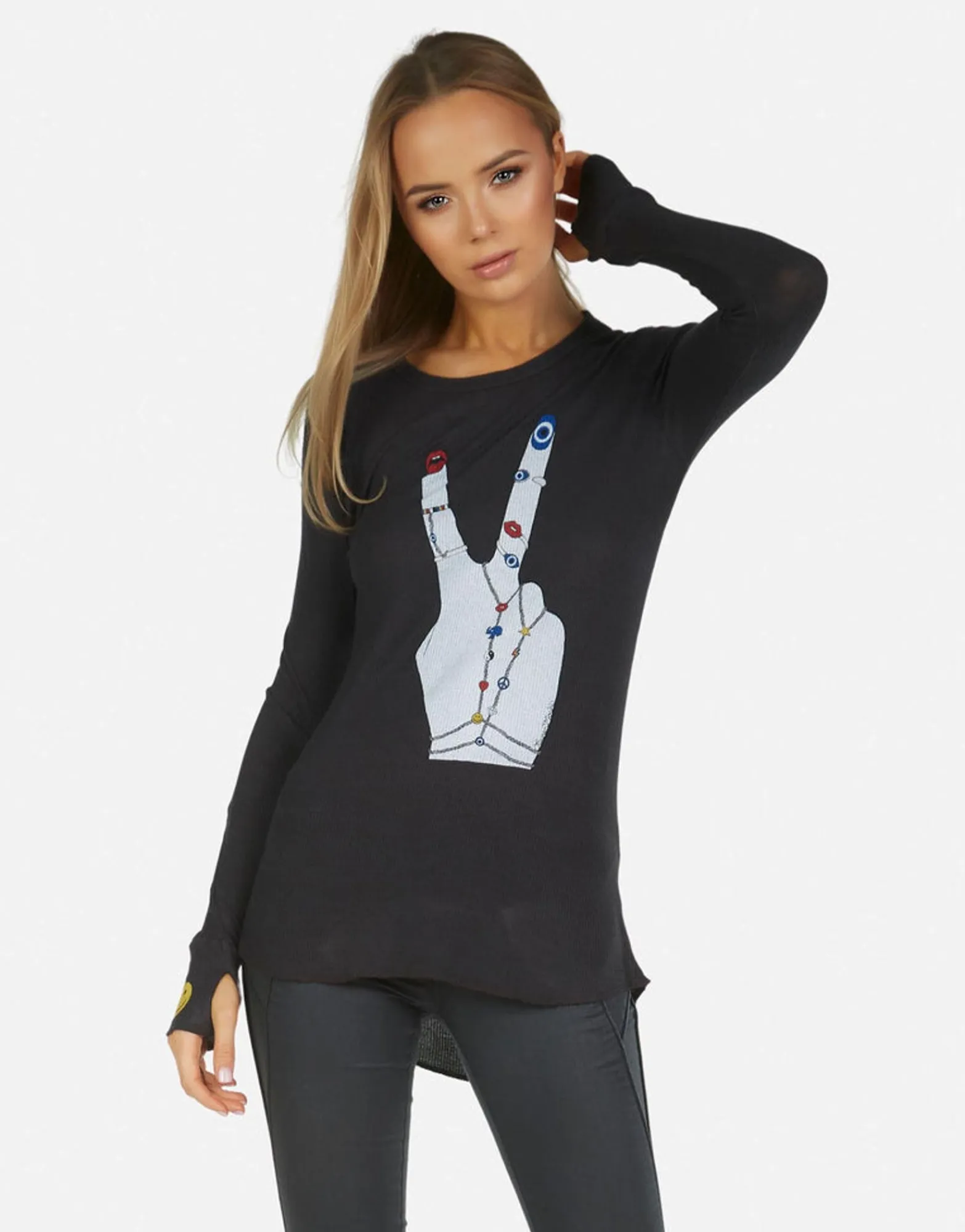 Store Mckinley Peace Hand Elements Women Long Sleeve
