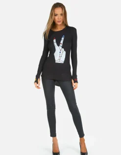 Store Mckinley Peace Hand Elements Women Long Sleeve