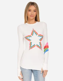 Flash Sale Mckinley Rainbow Lightning Star Women Long Sleeve