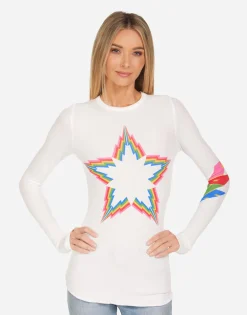 Flash Sale Mckinley Rainbow Lightning Star Women Long Sleeve