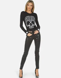 Clearance Mckinley Star Skull Women Long Sleeve