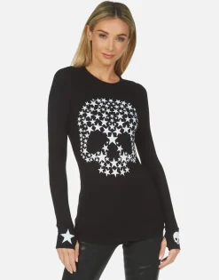 Clearance Mckinley Star Skull Women Long Sleeve