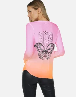 Best Mckinley X Butterfly Hamsa Women Long Sleeve